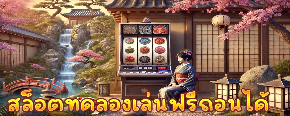 สล็อตทดลองเล่นฟรีถอนได้